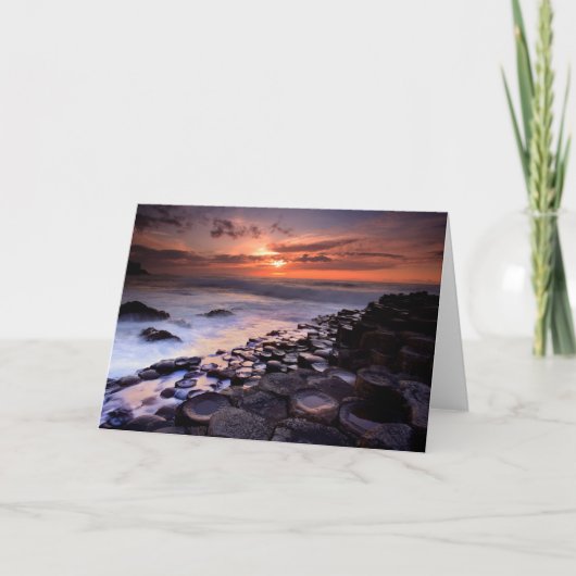 De Verhoogde weg van de reus Kaart (Voorkant)