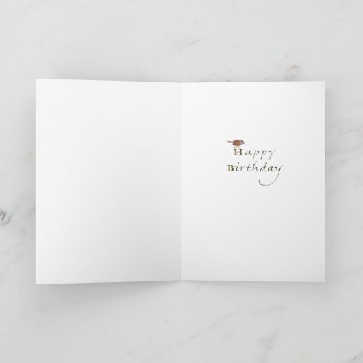 De verjaardag/de Zegen groeien Kaart (Binnen)