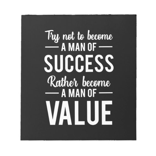 de verjaardag geeft een Man van succes Notitieblok (Voorkant)