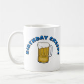De verjaardag juicht toe koffiemok (Links)