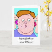 De verjaardag kus-ziet de Kaarten van de (Gele Bloem)