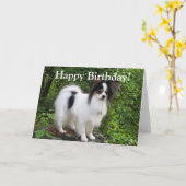 De Verjaardag of het Wenskaart van Papillon Kaart (Gele Bloem)