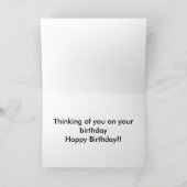 De Verjaardag van Boston Terrier Kaart (Binnen)