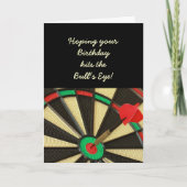 De Verjaardag van Bullseye Kaart (Voorkant)