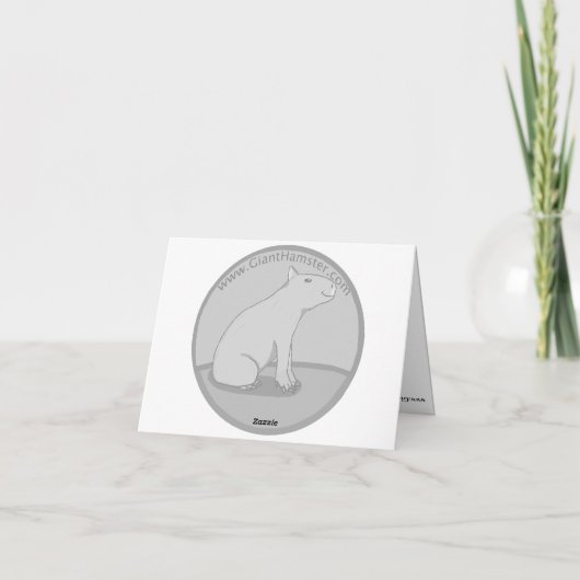 De Verjaardag van Capy van Caplin Rous Kaart (Achterkant)