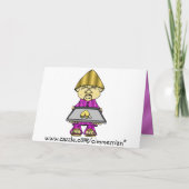 De Verjaardag van Cookeez van het fortuin Kaart (Achterkant)