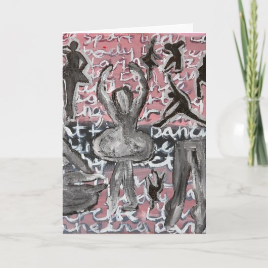 De Verjaardag van dansers Kaart (Voorkant)