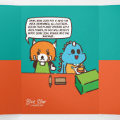 De verjaardag van de bakkerij ramp drieluik aankondiging (Binnenkant midden)