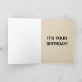 De Verjaardag van de Bok van de Button Kaart (Binnen)