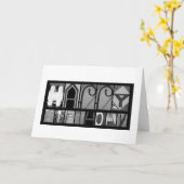 De Verjaardag van de Brieven van objecten Kaart (Gele Bloem)