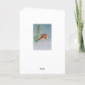 De verjaardag van de de groetenkaart van Robin van Kaart (Achterkant)