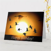 De Verjaardag van de Dieren van het Wild van de Kaart (Gele Bloem)