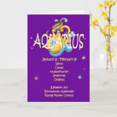 De Verjaardag van de Dierenriem van Waterman Kaart (Gele Bloem)