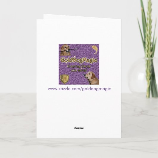 De Verjaardag van de Disco van het golden Kaart (Achterkant)