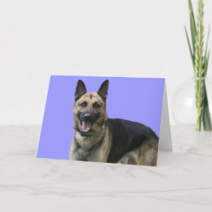 De Verjaardag van de Duitse herder door Nadruk Kaart