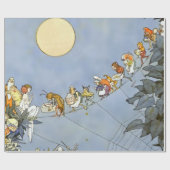 “De verjaardag van de feeën” van Heath Robinson Cadeaupapier (Vlak)