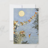 “ De verjaardag van de feeën” van Heath Robinson RSVP Kaartje (Voorkant)