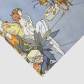 “De verjaardag van de feeën” van Heath Robinson Tissuepapier (Detail)