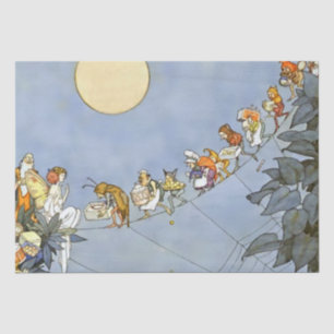 “De verjaardag van de feeën” van Heath Robinson Tissuepapier