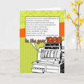 De Verjaardag van de Feiten van de pret - Kosten Kaart (Gele Bloem)