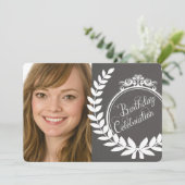 De Verjaardag van de Foto van de Varen van het Kaart (Staand voorkant)