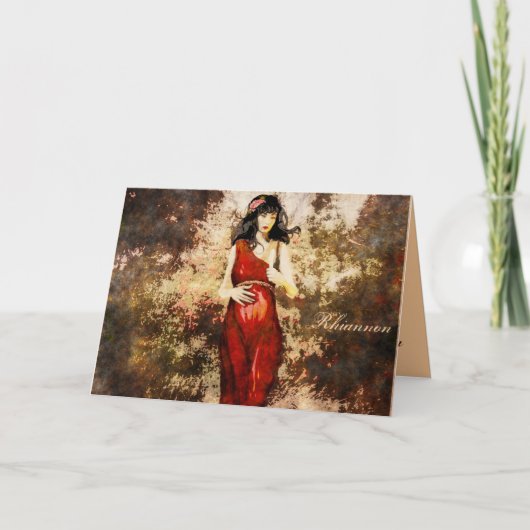 De Verjaardag van de godin Kaart (Voorkant)