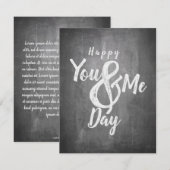 De verjaardag van de groeten op het bord (Voorkant / Achterkant)