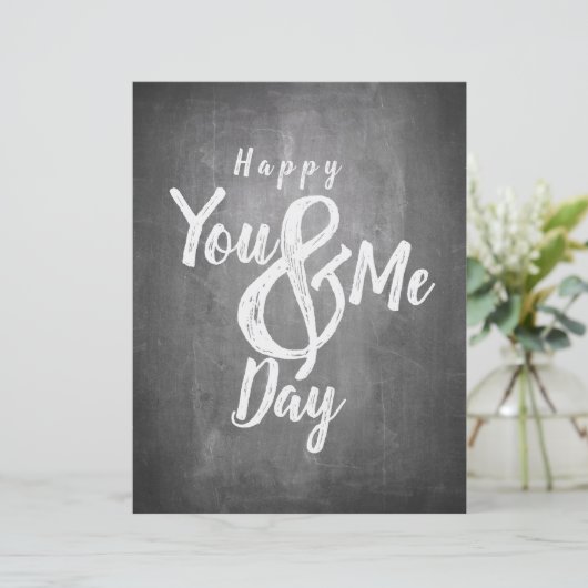 De verjaardag van de groeten op het bord (Staand voorkant)