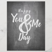 De verjaardag van de groeten op het bord (Voorkant)