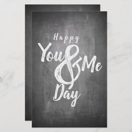 De verjaardag van de groeten op het bord (Voorkant / Achterkant)