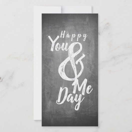 De verjaardag van de groeten op het bord (Voorkant)