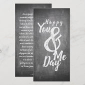 De verjaardag van de groeten op het bord (Voorkant / Achterkant)