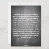 De verjaardag van de groeten op het bord (Achterkant)