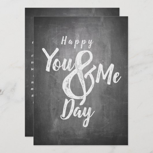 De verjaardag van de groeten op het bord (Voorkant / Achterkant)