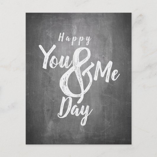 De verjaardag van de groeten op het bord (Voorkant)