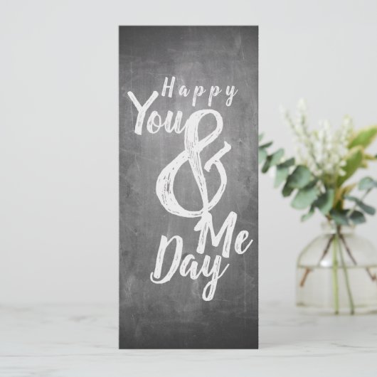 De verjaardag van de groeten op het bord (Staand voorkant)