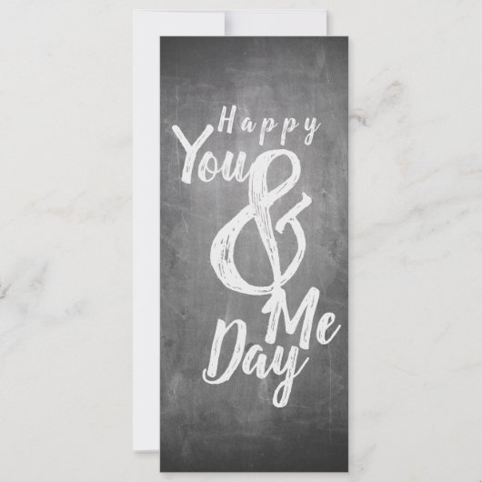 De verjaardag van de groeten op het bord (Voorkant)