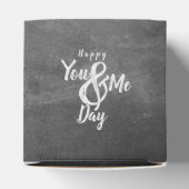 De verjaardag van de groeten op het bord bedankdoosjes (Bovenkant)