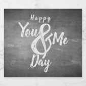 De verjaardag van de groeten op het bord bier etiket (Enkel label)