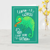 De Verjaardag van de Hagedissen van Leapin van het Kaart (Gele Bloem)