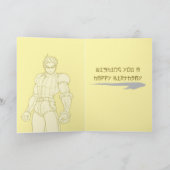 De Verjaardag van de Held van Manga Kaart (Binnen)