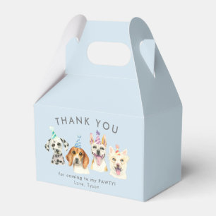De Verjaardag van de Hond van het Puppy van Pawty Bedankdoosjes