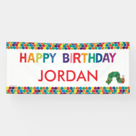 De Verjaardag van de Hongerige Rups Spandoek