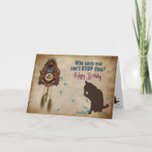 De Verjaardag van de Klok van de koekoek Kaart (Voorkant)