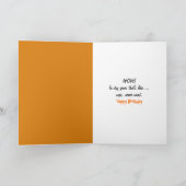 De Verjaardag van de papa Kaart (Binnen)