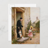 De verjaardag van de priester briefkaart (Voorkant / Achterkant)