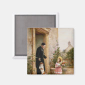 De verjaardag van de priester magneet (Voorkant / Achterkant)