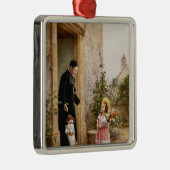 De verjaardag van de priester metalen ornament (Rechts)