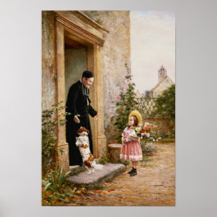 De verjaardag van de priester poster