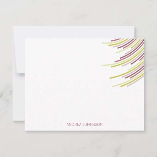 De Verjaardag van de Strepen eenentwintigste van Bedankkaart (Voorkant)